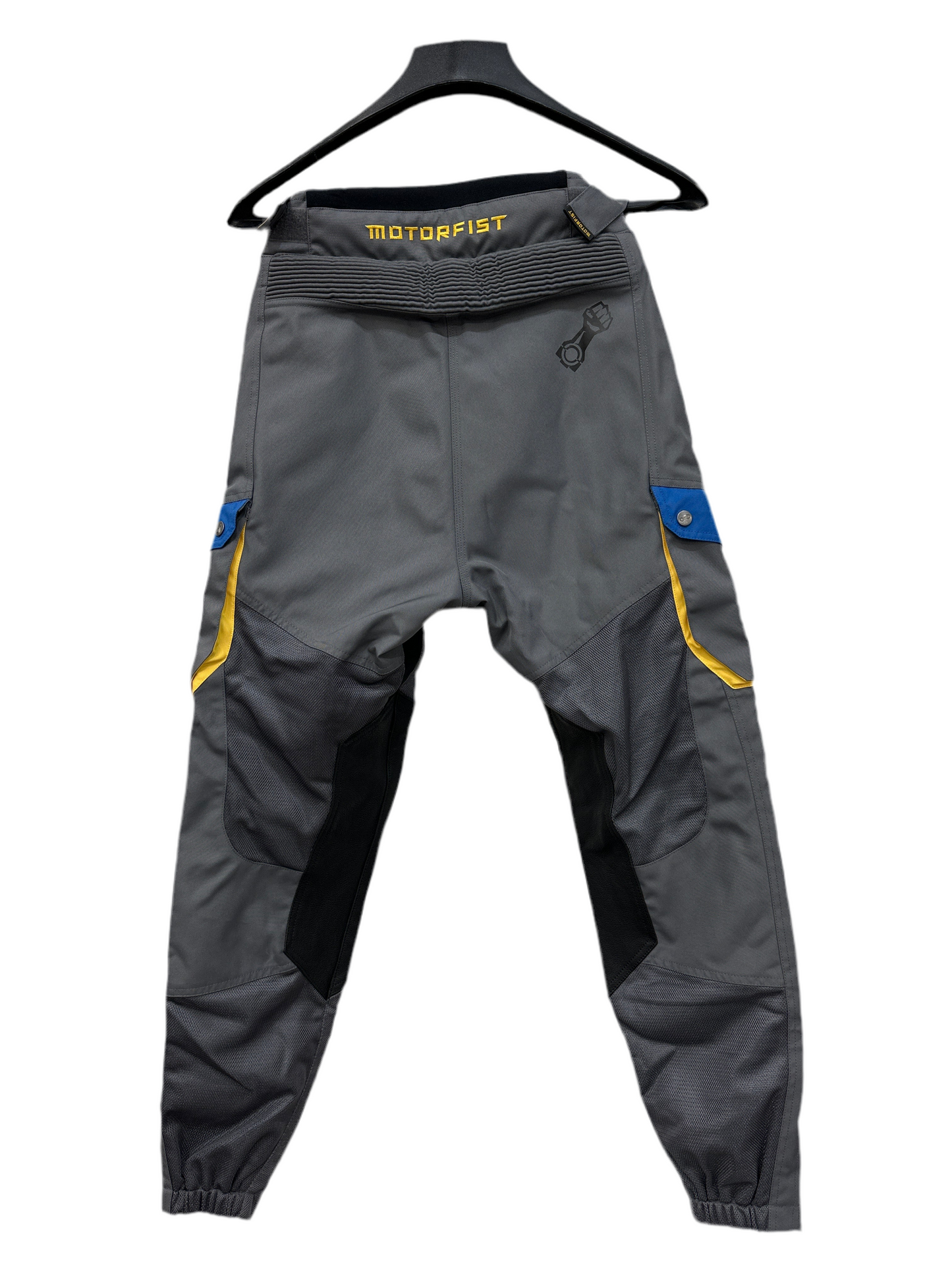 Motorfist Black/Yellow/Blue Skyline Pant (mesh & tight ankle)