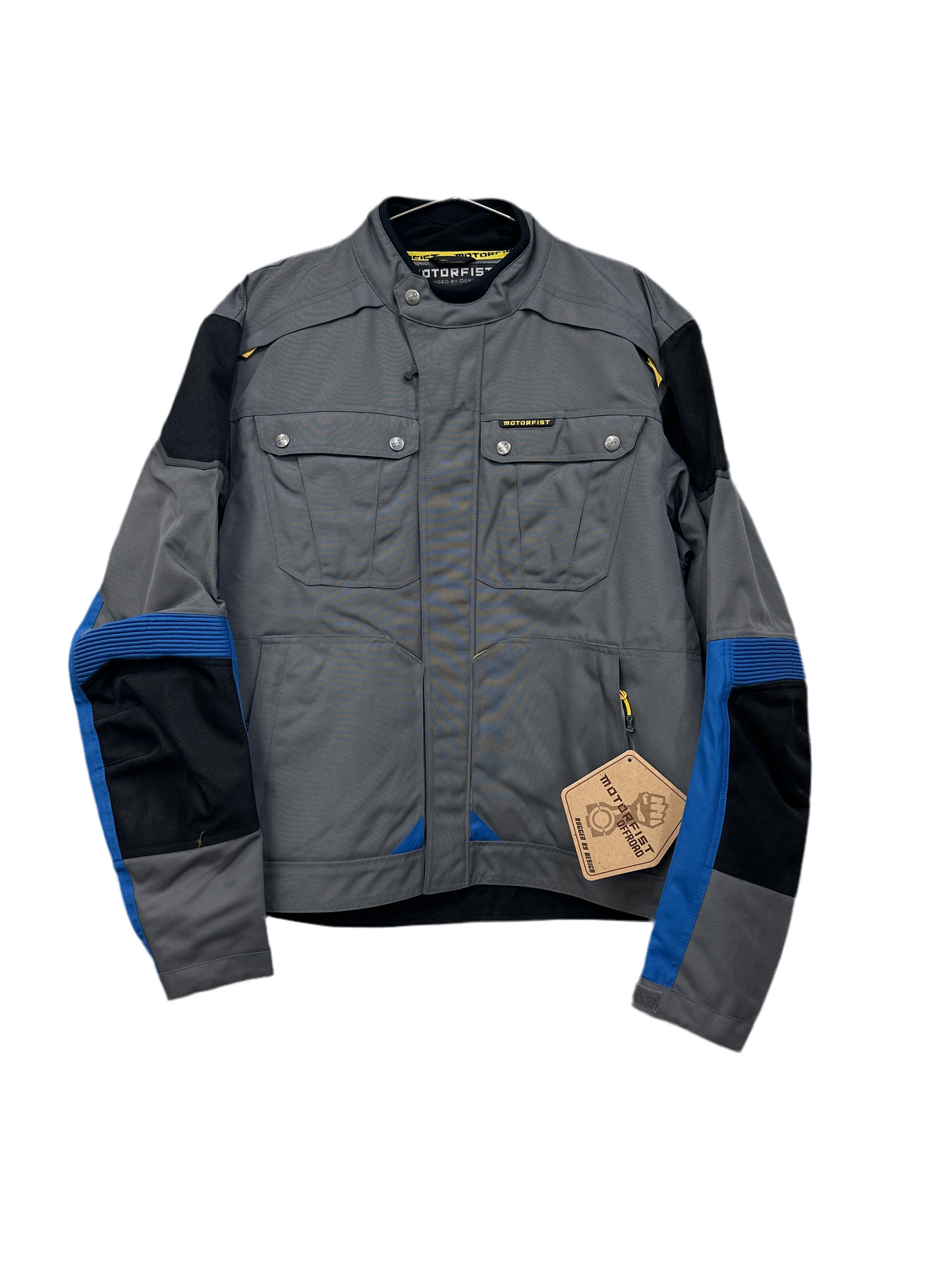 Men’s Motorfist Gray/Blue/Yellow Ranger Jacket