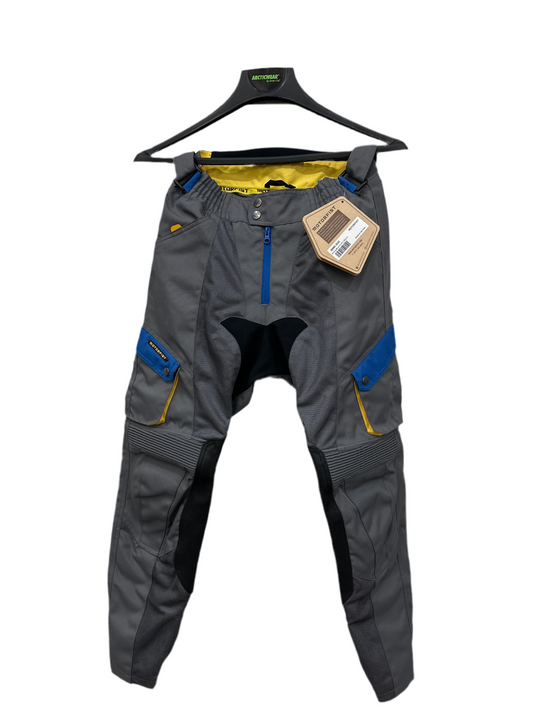 Motorfist Black/Yellow/Blue Skyline Pant (mesh & tight ankle)