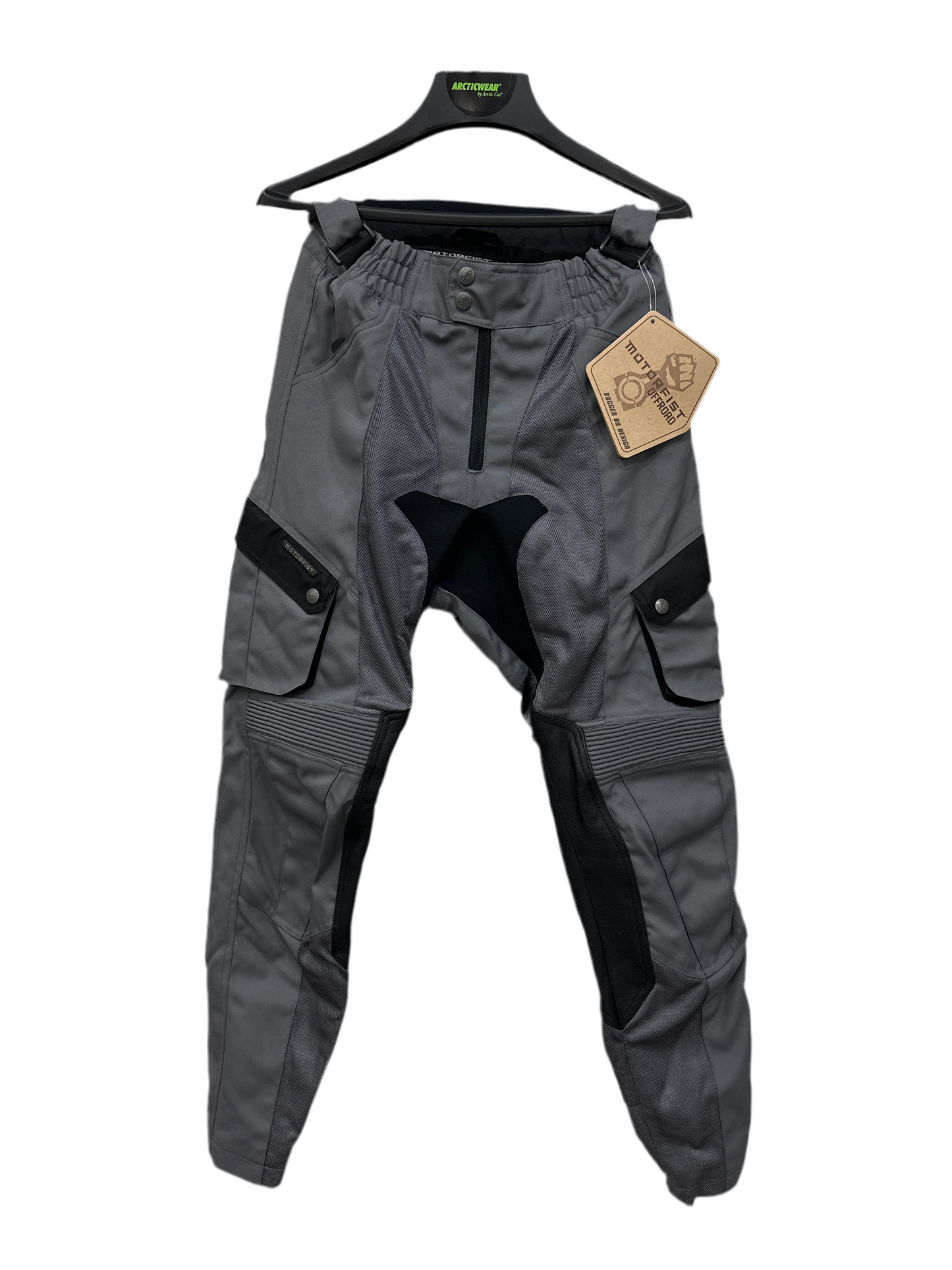 Motorfist Gray/Black Skyline Pant (mesh & tight ankle)